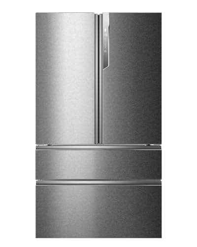 Haier French Door Fridge-Freezer I 100 cm Wide I French Door Fridge with 750 L XXL Volume, Ice Cube Dispenser & No Frost I Double Door Fridge with Freezer I FD 100 Series 7 HB26FSSAAA