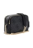 GUESS Umhängetasche Noelle II Crossbody Camera Bag Coal Logo dunkelgrau - 2