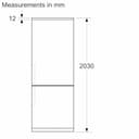 Bosch KGN492LDFG Series 4, Free-standing fridge-freezer with freezer at bottom 203 x 70 cm Stainless steel look - 8