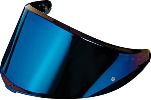 AGV Unisex-Adult Visor K6-MPLK Motorrad Helm, Blau verspiegelt, 2FPL, 20KV32M1N1002