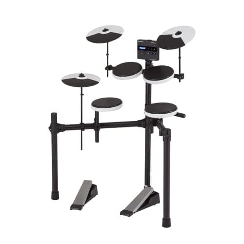Roland TD-02K V-Drums | Batteria Elettronica Compatta Entry-Level con una Suonabilità Espressiva, Stand dall'Altezza Regolabile ed Espansione Bluetooth Opzionale