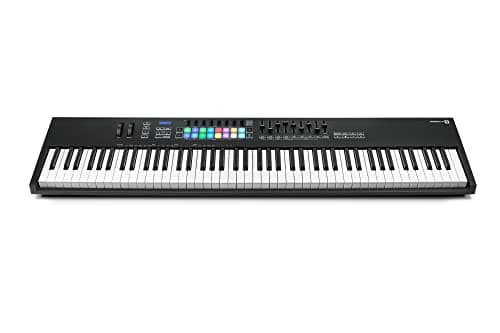 Novation Launchkey 88 [MK3] - Tastiera MIDI di alta qualità a 88 note per creare musica con espressività, nero