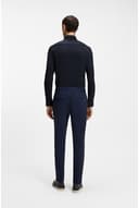 BOSS Herren P-HANK-s-C1-222 Slim-Fit Hemd aus Baumwoll-Mix mit Performance-Stretch Dunkelblau 42 - 4