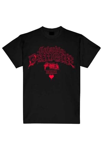 GEOLIER Official - Maglia Episodio D’Amore - T-Shirt Uomo Donna - Merchandising Ufficiale Rap Italiano - Limited Edition (IT, Testo, L, Regular, Regular, Standard, Nero)