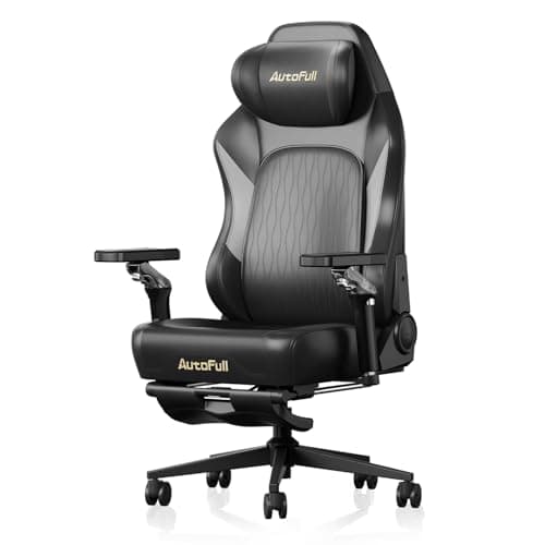 AutoFull M6 Pro 2.0 Sedia Gaming Ergonomica | Prima Sedia da Gaming al Mondo Riscaldata e Ventilata, Gaming Chair con Supporto Lombare Regolabilee, Braccioli 6D, Poggiatesta 3D e Poggiapiedi (Nero)