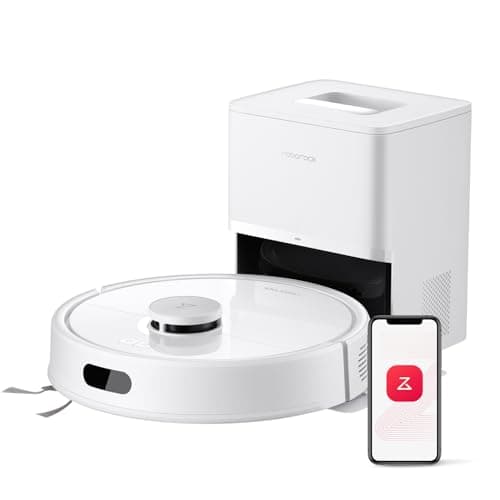 roborock Q7 L5+ Robot Vacuum Cleaner with Mop, 8000Pa Strong Suction, Up to 7 Weeks of Hands Free Cleaning, Dual Anti-Tangle System for Pet Hair&Carpet, PreciSense LiDAR Navigation, APP Control, White