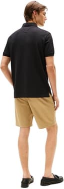 Tommy Hilfiger Polo de Manga Corta Hombre Chest Insert Regular Fit, Negro (Black), XXL - 2