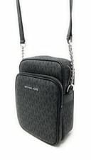 Michael Kors Jet Set Travel Medium Logo Crossbody Bag (black) - 5