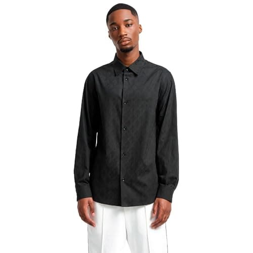 Armani Exchange Camicia maniche lunghe XM000197 AF12179 Nero - 159561000009_S