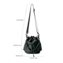 Fryloo Borse Borsa da Donna Impermeabile di Grande capacità, A Tracolla in Nylon con Coulisse per Donna, Casual Tutti I Giorni - 4