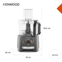 Kenwood MultiPro Compact FDP31.360GY, Robot da Cucina Multifunzione con Lama per Frullare, Disco per Impastare e Affettare, Spremiagrumi, Frullatore 1.2L, 2 Velocità+Pulse, Ciotola 2.1L, 800W, Grigio - 3