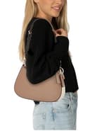 GUESS Women's Noelle Ii Top Zip Shoulder Bag, Tan Multi, One Size - 2