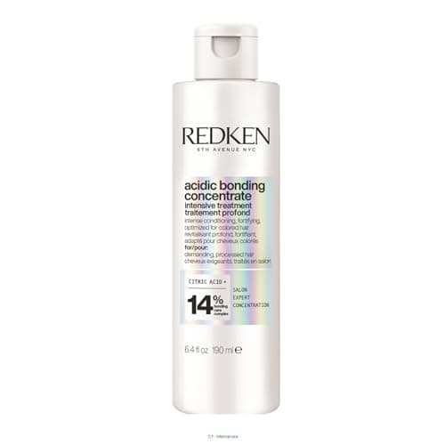 Redken Trattamento Intensivo Pre-Shampoo per Tutti i Tipi di Capelli Danneggiati e Fragili, Riparazione Intensa, Formula Vegana, Acidic Bonding Concentrate, 190 ml