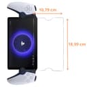 PHONILLICO Schutzfolie für Sony Playstation Portal [2 Stück] PS5 Remote Player Hartglas Displayschutzfolie Panzer glas kratzfest - 4