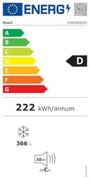 Bosch GSN58AWDV Serie 6 XXL-Gefrierschrank, 191 x 70 cm extra breit, 365 L, NoFrost nie wieder abtauen, LED-Beleuchtung gleichmäßige Ausleuchtung, BigBox Platz für großes Gefriergut, Weiß - 12