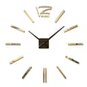 Orologio muto da parete - di 1-2 cm da parete fai-da-te senza cornice, diameter 60 cm Adesivo moderno Orologio da paretee a specchio 3D decor sticker kit orologiio fai da te per la casa Soggiorno - 1