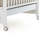 Foppapedretti, My Little Love, cuna con barandilla abatible, 131 x 73 x 108 cm, 27 kg, blanco - 6