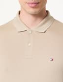Tommy Hilfiger Polo de algodón líquido REG Seasonal MW0MW39994 S/S para Hombre, Color Caqui, Talla S, Caqui (sándalo), S - 2