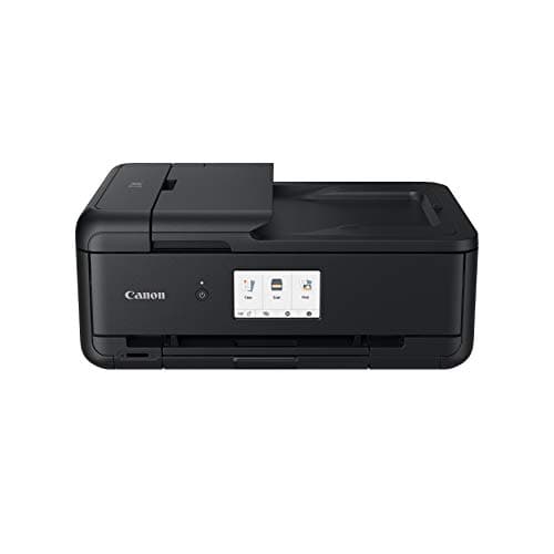 Canon PIXMA TS9550a stampante fotografica A3 multifunzione, Alimentatore automatico di documenti, WIFI, touch screen 4,3 pollici, 5 inchiostri separati, doppia alimentazione carta, colore nero