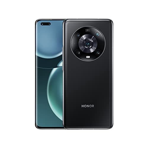 Honor Magic4 Pro, Android Smartphone, 6.81 Zoll Handy, 8+256 GB, 120 Hz, Dual-SIM, 50 MP Triple-Kamera, 100 W Supercharge, 4600 mAh Akku, NFC, IP68, Schwarz