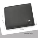 JAGUAR Cartera Hombre Piel Equipado con Ranuras para Tarjetas Protegidas por RFID, Billeteras Regalos Originales para Hombre Diseño Clásico y Refinado, Monedero Tarjetero Ligero (75 g) Negro - 8