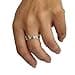 Anello artigianale in argento 925 – design astratto, largo 7,5 mm – nichel free, marchiato 925 - 5