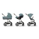 CYBEX Gold Balios S Lux Passeggino, Posizione Reclinabile Ergonomica, Sistema di Cintura con Una Sola Mano, Dalla Nascita Fino a 22 Kg (Circa 4 Anni), Stormy Blue - 5