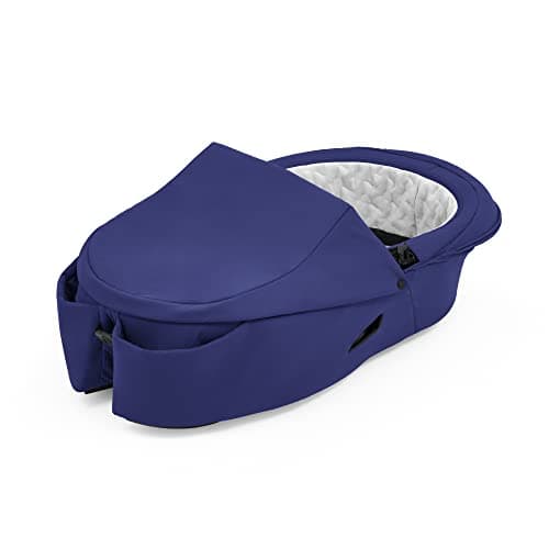 Stokke Navicella Xplory X, Royal Blue - Navicella rimovibile per il passeggino Xplory X - Morbido interno, materasso traspirante e due comode tasche