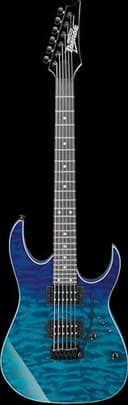 Ibanez GRG120QAASP-BGD GIO Series Guitarra eléctrica - Herrajes negros - Gradiation azul - 2