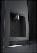 LG GSXV91MCLE, Klasse E, 635 L, Side-by-Side Kühlschrank mit InstaView, Total No Frost mit Gefrierfach, Eis - Crushed Ice & Wasserspender mit UVnano, DoorCooling+, LINEARCooling, Wi-Fi ꟷ Matte Black - 6