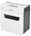 Leitz IQ 3M Premium Shredder P5 for Office and Home, Micro Cut, 3 Sheets, 10 L Waste Bin, Super Quiet/Compact, Protect Series, White, 80930000 - 1