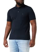 Tommy Hilfiger Herren Poloshirt Kurzarm 1985 Slim Fit, Blau (Desert Sky), XXL - 4