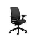 Sedia da ufficio ergonomica Steelcase Series 2 con supporto lombare LiveBack e braccioli 4D Onyx; Prodotto in Europa - 1