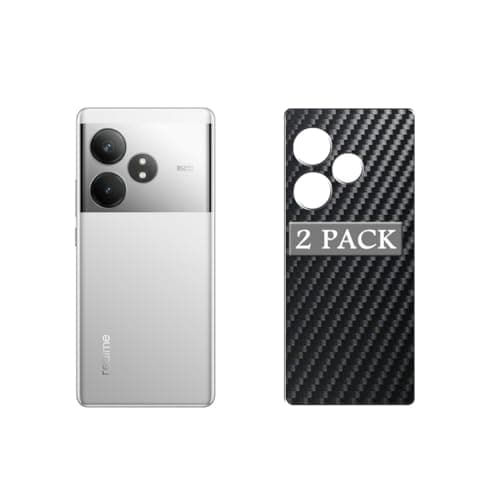 Vaxson 2-Pack Back Protector Film, compatible with realme GT Neo6 SE, Schwarz Backcover Skin Cover Haut folien [ nicht Panzer Schutz Glas folie SchutzGlas ]