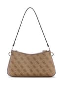 GUESS Schultertasche Umhängetasche Noelle II Tri Compartment Shoulder Crossbody Bag Latte Logo/Brown braun - 2