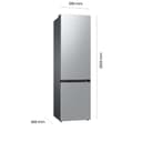 Samsung RB38C600DSA/EF Kühl-Gefrierkombination, 203 cm, 390 l, AI-Kühlschrank mit Gefrierfach, Wifi & AI Energy Mode, No Frost+, SpaceMax, Edelstahl Look - 2