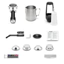 Sage - The Barista Express Impress - Macchina Caffè in Grani con Macinacaffè Integrato, Dosaggio e Pressatura Automatica (10 kg), Lancia Vapore Manuale per Latte Art - Acciaio Inox Spazzolato - 8