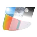 XYJTC Motocicleta Visera fotocromática for casco SHOEI RF1400, RF-1400, NXR2, CWR-F2, Z8, CWR-F2R, X15, X-15, X-Fifteen, X-SPR Pro, con lentes autocromáticas (fotocromática roja)(Photochromic Red) - 1