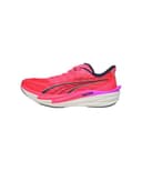 Puma Deviate Nitro 4 X Hyrox - Scarpe da corsa da uomo, Bianco-Orchidea Elettrica-Rosa Puro, 42 EU - 2