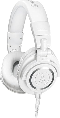 Audio-Technica M50xWH Professioneller Monitorkopfhörer Weiß