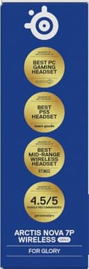 SteelSeries Arctis Nova 7P Wireless Gen 2 - PS5 Headset - Gaming Headset - Mobile App Control - 50+ HR with fast charge - Compatible with PlayStation, PC, Switch & more - Mixable 2.4GHz/Bluetooth - 20