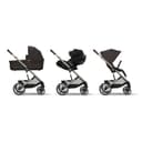 CYBEX Gold Kinderwagen Balios S Lux, Ergonomische Liegeposition, Einhand-Gurtsystem, Ab Geburt bis 22 kg (ca. 4 Jahre), Chocolate Brown - 5