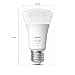 Philips Hue White E27 LED bulb, 810lm, warm white, dimmable, controllable via app, compatible with Amazon Alexa (Echo, Echo Dot), pack of 2, old generation - 4