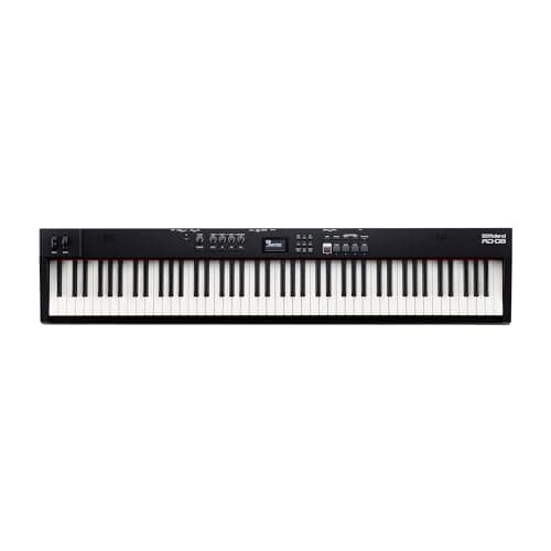 Roland RD-08 Stage Piano | Authentic RD Sounds & Playability | Slim Design | PHA-4 Keyboard 88 Weighted Keys | Expandable Functions | 3000+ Integrated Sounds