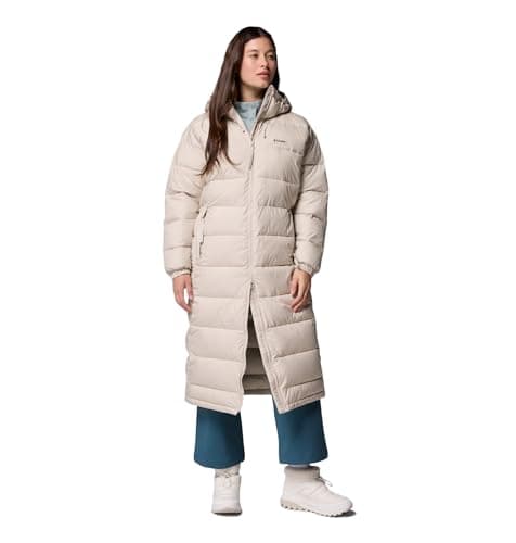 Columbia Pike Lake III Long Jacket, Tecnologia riflettente, Resistente all'acqua, cappuccio regolabile, Coulisse in vita, Tasca di sicurezza - da donna