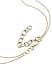 Elli Necklace Layer-Look with Geo Minimal Platelet Pendants in 925 Sterling Silver Gold Plated - 4