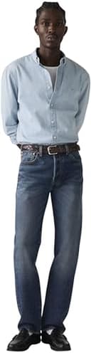 Levi's Herren Jeanshose 501 Original mit Knopfleiste, Straight Fit, Blau (Change Your Mind), W32/L32 - 5