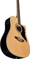 Chitarra acustica elettrificata. Tavola in abete laminato, fasce e fondo in linden. Adatto a chi fa il primo passo nel mondo della chitarra acustica. Dotata di preamplificatore VAN3L EQ. - 4