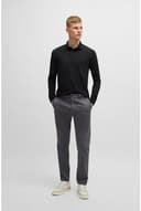 Boss Polo Passerby Slim Fit de algodón elástico con Logotipo, Negro1, M - 8