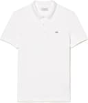 Lacoste PH4014 Men's Slim Fit Polo (UK, Alpha, L, Regular, Regular, White) - 1